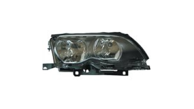 Far Bmw Seria 3 (E46), Sedan/Combi,10.01-06.05, electric , tip bec D2S+H7 , are motoras, xenon, omologare ECE , rama titanium, 63126910970; 63127165788, Dreapta
