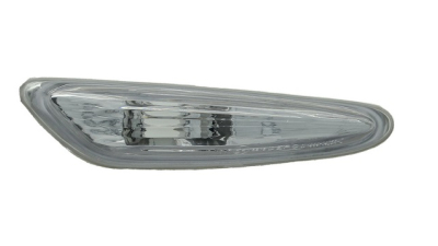 Lampa semnalizare laterala Bmw Seria 3 (E46), Sedan/Combi, 06.1998-06.2005; X3 (E83), 06.2003-11.2010, fata, Stanga, WY5W; alb; fara suport becuri, DEPO