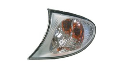 Lampa semnalizare fata Bmw Seria 3 (E46), Sedan/Combi,10.2001-06.2005, Dreapta, Semnalizare Alba , Reflector Crom, Fara Suport Bec , Omologare Ece , Parte Fata, 63136915378, Depo