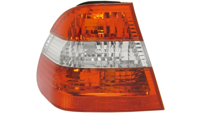 Stop spate lampa Bmw Seria 3 (E46), Sedan,10.2001-06.2005, Sedan, partea Stanga, exterior; tip bec P21/5W+P21W; rosu-alb; fara soclu bec; Omologare: ECE/SAE, DEPO