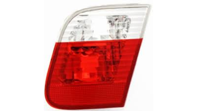 Stop spate lampa Bmw Seria 3 (E46), 10.01-06.05 Sedan, omologare ECE/SAE, spate,rosu-alb, interior, fara suport bec, 63216910538, Dreapta