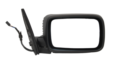 Oglinda exterioara Bmw Seria 5 E34 din 1992-06.1996 partea dreapta View Max Albastra Convexa Carcasa neagra, 5pini