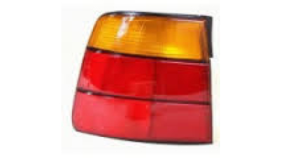 Stop spate lampa Bmw Seria 5 (E34), 12.1987-06.1996 Sedan, omologare ECE, spate,rosu-galben,exterior, cu suport bec, 1384009; 2VA005553111; 63211384009, Stanga