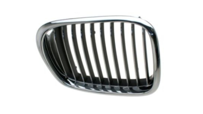 Grila radiator Bmw Seria 5 E39 model M5, 2000-06.2004, dreapta, crom/crom/negru, 51132497262, 201605-4