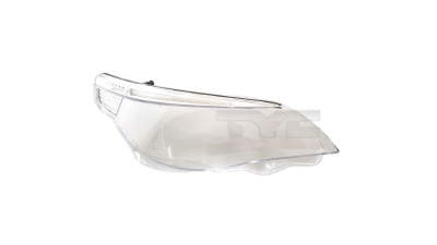 Dispersor far, geam BMW Seria 5 (E60/E61), 06.2003-03.2007, TYC, fata, partea dreapta, pt far xenon; din plastic;