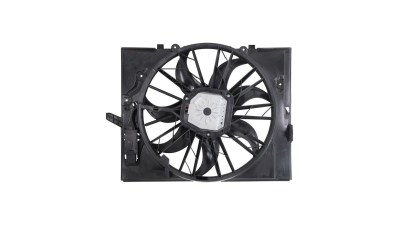 GMV radiator electroventilator Bmw Seria 5 E60/E61, 2003-2010 (520i; 523i; 525i; 530i), 2,2 I 24v; 2,5 R6; 3,0; 3,0 R6; 3,6 V8; 4,4 V8 Benzina,  540W, 500mm, 4 pini, Aftermarket