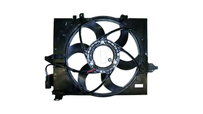 GMV radiator electroventilator Bmw Seria 5 E60/E61, 2003-2010 (523i; 525i; 530i), Seria 6 E63/E64, 2004-2011 (630i), Motorizare 2.5; 3.0; 3, 0 R6 Benzina, tip climatizare cu AC, dimensiune 396W/490mm, 3 pini, BEHR-HELLA