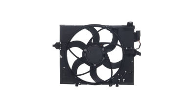 GMV radiator electroventilator Bmw Seria 5 E60/E61, 2003-2010 (520i; 525i; 530i), Motorizare 2.0 R6; 2, 2 R6; 2, 5 R6; 3, 0 R6 Benzina, tip climatizare cu AC, dimensiune 400W/490mm, 3 pini, BEHR-HELLA