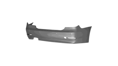 Bara spate Bmw Seria 5 (E60/E61) Model sedan, 06.2003-02.2007 Primerizat, cu orificii pentru senzori de parcare, 51127077940, 201796-1
