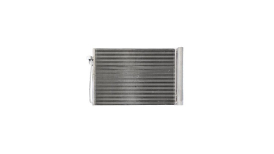 Condensator climatizare BMW Seria 5 E60/E61, 01.2007-03.2010, motor 2.5 R6, 140 kw benzina, 523i; cutie manuala/automata, full aluminiu brazat, 625(585)x420x16 mm, cu uscator si filtru integrat