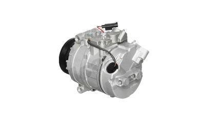 Compresor aer conditionat BMW Seria 5 E60/E61, 2003-2010, motorizare 520i; 2.0 R6, benzina; 530i; 3.0 R6, benzina, rola curea 100 mm, 4 caneluri, de tip Denso: 7SEU17C