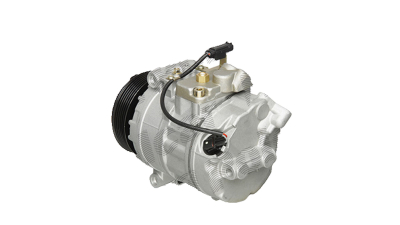 Compresor aer conditionat BMW Seria 5 E60/E61, 2003-2010, motorizare 523i; 2.5 R6; 525i/530i;; 3.0 R6, benzina; 530d; 3.0 d, diesel, rola curea 110 mm, 6 caneluri, de tip Denso: 7SEU17C