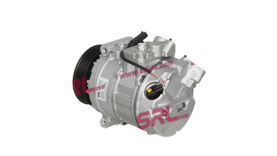 Compresor aer conditionat BMW Seria 5 E60/E61, 2003-2010, motorizare 523i; 2.5 R6; 525i/530i;; 3.0 R6, benzina; 530d; 3.0 d, diesel, rola curea 110 mm, 6 caneluri, de tip Denso: 7SEU17C