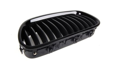 Grila radiator Bmw Seria 5 (F10/F11), 12.2009- Model M-trim, stanga, negru, 51712165539, 201905-5