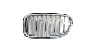 Grila centrala Bmw Seria 5 (F10/F11), 12.2013-, crom/titan, partea stanga, 51137340319