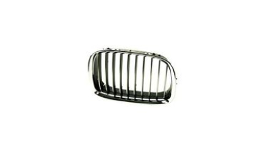 Grila centrala Bmw Seria 5 (F10/F11), 12.2013-, crom/negru, partea dreapta, 51137336478