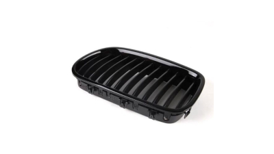 Grila radiator Bmw Seria 5 (F10/F11), 12.2009-2017 Model M-Pack, parte montare partea stanga, negru lucios, 20190515, Aftermarket