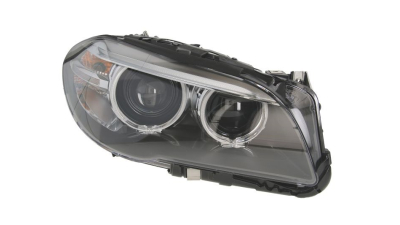 Far Bmw Seria 5 (F10/F11), 07.2013-, partea Dreapta, bi-xenon; cu lumina timp de zi tip LED; D1S+LED+PY24W; electric; fara bec descarcare; fara ballast; cu motor, DEPO