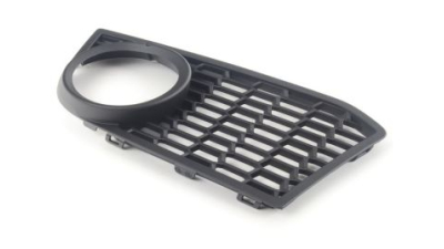 Grila bara fata Bmw Seria 5 (F10/F11), 12.2009-2017 pentru model M-Pack , partea Stanga, 51117906197, 20192711 cu locas pentru proiectoare
