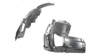 Carenaj aripa interioara, aparatori noroi Bmw Seria 5 (F10/F11), 12.2009-, fata, Dreapta, mijloc; polipropilena (PP/PPE)