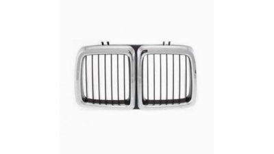 Grila radiator Bmw Seria 7 E32, 1987-1994 model 730,735, crom/negru, 51131908697, 202105