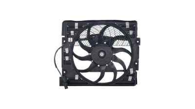 GMV radiator electroventilator Bmw Seria 7 E38, 1994-2001 (725tds; 728i/Li; 730i/Li; 735i/Li; 740i/Li; 750i/Li), Motorizare 2, 5 Tds; 2, 8; 3, 0; 3, 5; 4, 0; 4, 4; 5, 4 Diesel/Benzina, tip climatizare cu AC, dimensiune 270W/400mm, 3 pini, cu pre-rezistorm