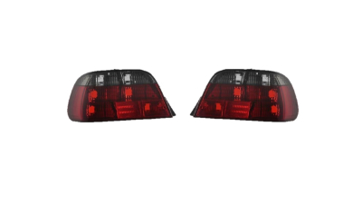 Set stopuri tuning BMW Seria 7 (E38), 04.1994-12.2001, Taiwan, partea stanga+dreapta, rosu-alb, fumuriu;