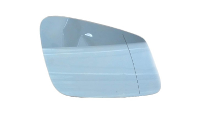 Geam oglinda exterioara cu suport fixare Bmw Seria 5 (F10/F11), 12.2009-2017; Seria 5 Gt (F07), 2012-2017; Seria 6/6 Gc (F08/F12/F13), 02.2011-2018; Seria 7 (F01/F02), 10.2008-2015, partea Dreapta, incalzit; sticla asferica; geam albastru, Aftermarket
