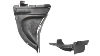 Carenaj roata Bmw Seria 7 (F01), 10.2008-2016 Model F01, 750i, partea Stanga, Punte Fata partea din Fata, 51757185005, 2025FL1T polietilena