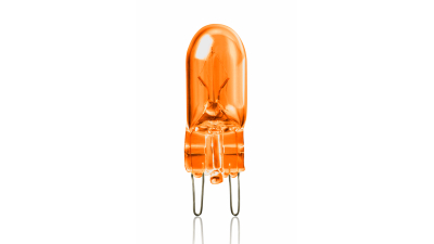 Bec auto Vecta 12V T10 3W W2.1x9.5d orange , 2 buc. la blister