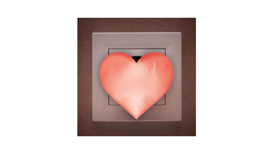 Lumina de veghe model inima (rosu), 1 buc., 20295H