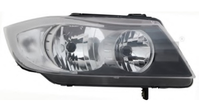 Far Bmw Seria 3 (E90/E91), 11.2004-08.2008, electric , tip bec H7+H7 , fara motoras, omologare ECE, 63116942722; 6942722, Dreapta, Depo
