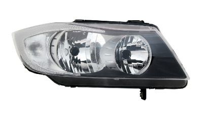 Far Bmw Seria 3 (E90/E91), 11.2004-08.2008, fata, Dreapta, Tip= ZKW; H7+H7+PY21W+W5W; electric; negru; fara motoras, Taiwan