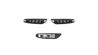 Lampa semnalizare aripa Bmw Seria 1 (E81/E82/E87/E88) 09.2004- Seria 3 (E46/E90/E91/E92/93) , Seria 5 (E60/E61) , X3 (E83) la set de 2 buc., model tuning fumurii