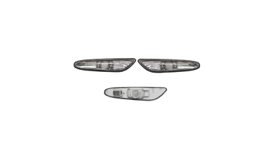 Set lampa semnalizare aripa Bmw Seria 1 (E81/E82/E87/E88) 09.2004-2013, Seria 3 Sedan/Combi E46 10.2001-06.2005; (E90/E91) SDN/TOURING 11.2004-2013, Seria 3 (E92/93) COUPE/CABRIO 09.2006-03.2010, Seria 5 (E60/E61) 06.2003-06.2010; X3 (E83) 06.2003-11.2010