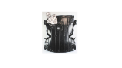Scut motor fata Bmw Seria 3 E90/E91, 11.2004-06.2012 Diesel, E92/E93 Coupe/Cabrio 2006-2013 (Fara 316d/318d, Diesel), Cu Capac Aluminiu, parte montare Scut motor, 2040346T, Aftermarket
