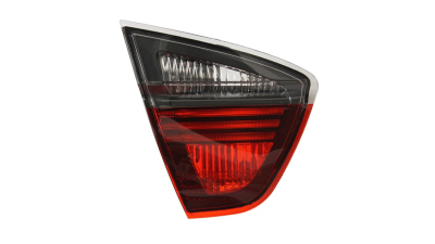 Stop spate lampa Bmw Seria 3 (E90/E91), 11.04-08.08 Sedan, omologare ECE, spate, interior, fara suport bec, rosu-alb-fumuriu, 63210406678; 63210406883, Stanga