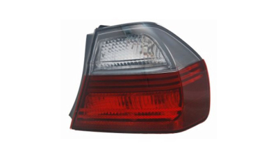 Stop spate lampa Bmw Seria 3 (E90), 11.2004-08.2008 Sedan, omologare ECE, spate, exterior, fara suport bec, alb-rosu-fumuriu, 63210406678; 63210406880, Dreapta