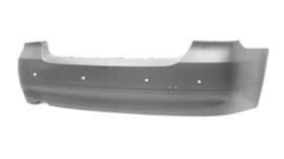 Bara spate Bmw Seria 3 (E90/E91) Sedan 11.2004-08.2008, Primerizat, cu orificii pentru senzori de parcare, 51127171045, 204096-1