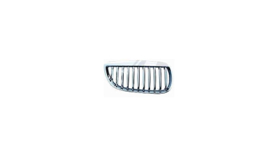 Grila radiator Bmw Seria 3 (E92/93) Coupe/Cabrio, 09.2006-03.2010, dreapta, crom/negru, 51137157276, 204105-2