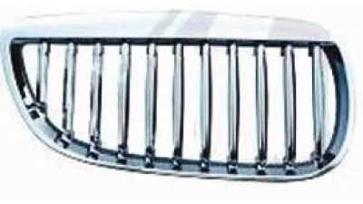 Grila radiator Bmw Seria 3 (E92/93) Coupe/Cabrio, 09.2006-03.2010, stanga, crom/crom/negru, 51137157277, 204105-3