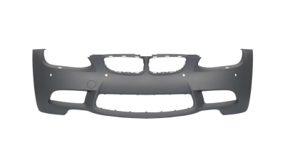 Bara fata Bmw Seria 3 (E90/E91), 08.2008-06.2012 Model M3 versiune europeana , grunduita, cu gauri pentru senzori de parcare,cu gauri pentru spalatoare faruri, 51118043959