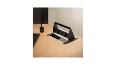 Bloc multipriza incorporabil, rabatabil, 3 prize, 1 buc., 20441