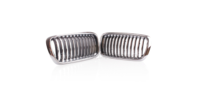 Grila radiator Bmw X5 (E53), 01.1999-05.2003, stanga , dreapta, crom, 20500511, set complet stg+dr