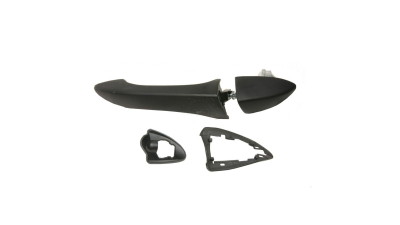 Maner exterior deschidere usa Bmw X5 (E53) 01.1999-05.2003, Bmw X5 (E53) 05.2003-10.2006, partea Dreapta, negru, grunduit, Fata, Spate, 51218243618, 51218243626,