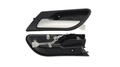 Maner usa interior Bmw X5 (E53), 01.1999-05.2003, fata, Stanga, negru; cu tija cromata