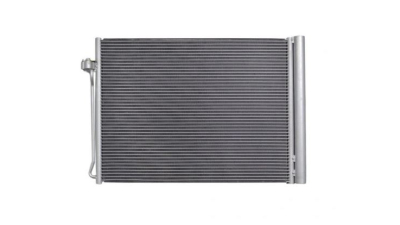 Condensator climatizare BMW X5 E70, 2006-2013; X5 F15, 08.2013-07.2018; X6 E71, 06.2007-2014; X6 F16, 08.2014-07.2019 motor 2,0; 3,0 d; 3,0 R6 T; 4,8 V8, cutie automata, full aluminiu brazat,  630(590)x460x16 mm