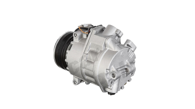 Compresor aer conditionat BMW X5 E70, 2007-2013, motor 3.0d/xDrive30d 155/173kw; 3.0sd/xDrive35d motor 3.0 d 210kw, diesel, rola curea 110 mm, 4 caneluri, Calsonic tip: CSE717