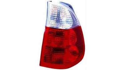 Stop spate lampa Bmw X5 (E53), 05.03-10.06, omologare ECE, spate, cu suport bec, exterior, cu semnalizare alba, 63217164475, Stanga