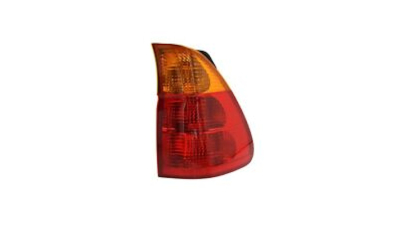 Stop spate lampa BMW X5 (E53), 05.2003-10.2006, partea Dreapta, partea exteRioara, cu suport becuri, semnalizare portocalie, ULO